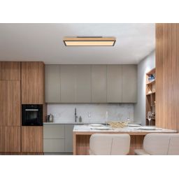 Globo Lighting Doro lampa podsufitowa 1x18W LED biały/grafit/drewno 416080WD