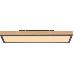 Globo Lighting Doro lampa podsufitowa 1x18W LED biały/grafit/drewno 416080WD