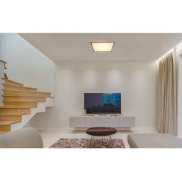 Globo Lighting Doro plafon 1x24W LED biały/grafit/drewno 416080WD2