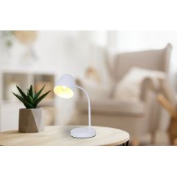 Globo Lighting Jason lampa biurkowa 1x25 W biała 50870107