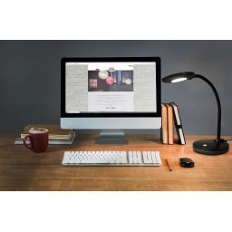 Globo Lighting Carmen lampa biurkowa 1x4,6 W czarna 52290108