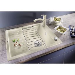 Blanco Elon 45 S zlewozmywak 65x50 cm z Silgranit PuraDur czarny 525879