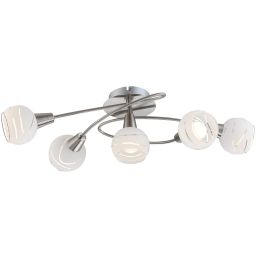 Globo Lighting Elliott lampa podsufitowa 5x40 W chrom 54341-5O