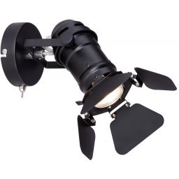 Globo Lighting Egon kinkiet 1x50 W czarny 54650-1B
