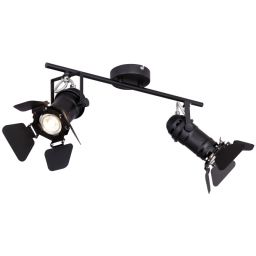 Globo Lighting Egon kinkiet 2x50 W czarny 54650-2B