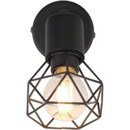 Globo Lighting Xara I kinkiet 1x40W czarna 54802S-1