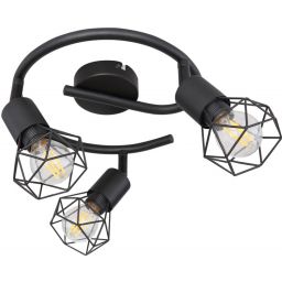 Globo Lighting Xara I lampa podsufitowa 3x40W czarna 54802S-3