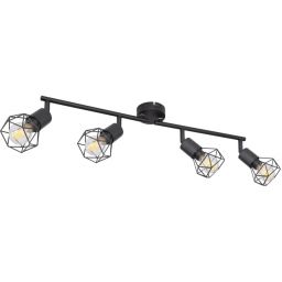 Globo Lighting Xara I lampa podsufitowa 4x40W czarna 54802S-4