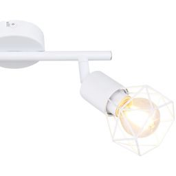 Globo Lighting Xara I lampa podsufitowa 2x40W biały 54802W-2