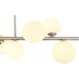Globo Lighting Riha lampa podsufitowa 9x3,5W nikiel mat/szkło opalizowane 56140-9D