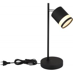 Globo Lighting Lucero lampa biurkowa 1x7 W czarna-opal 57852T