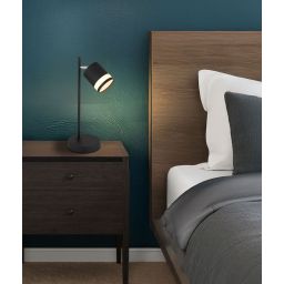 Globo Lighting Lucero lampa biurkowa 1x7 W czarna-opal 57852T