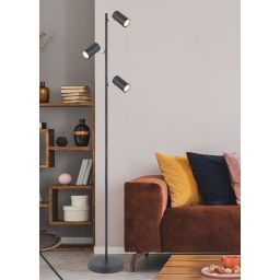 Globo Lighting Robby lampa stojąca 3x5W czarny mat 57910SB