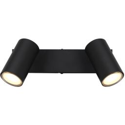 Globo Lighting Robby lampa podsufitowa 2x35 W czarna-chrom 57911-2B