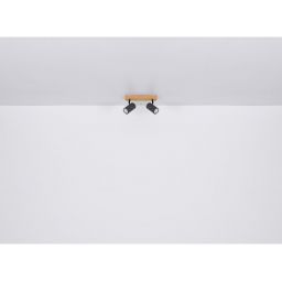 Globo Lighting Robby lampa podsufitowa 2x35 W drewno-grafitowa 57911-2G
