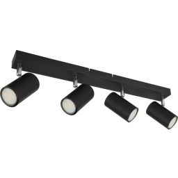 Globo Lighting Robby lampa podsufitowa 4x35W czarny mat/chrom 57911-4B