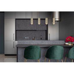 Globo Lighting Robby lampa wisząca 4x35W czarny mat/mosiądz 57911-4HM