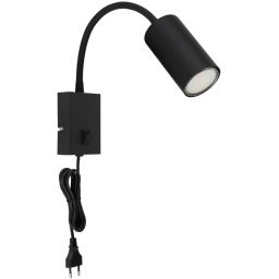 Globo Lighting Robby kinkiet 1x25W czarny mat 57911WB