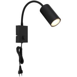 Globo Lighting Robby kinkiet 1x25W czarny mat 57911WB