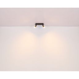Globo Lighting Drew kinkiet 2x35W czarny mat/drewno 57998-2W