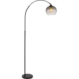 Globo Lighting Newcastle lampa stojąca 1x60 W czarna-przydymiona 58227BS