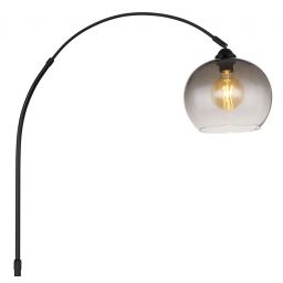 Globo Lighting Newcastle lampa stojąca 1x60 W czarna-przydymiona 58227BS