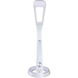 Globo Lighting Mitti lampka RGB 1x8 W biała-srebrna 58376S