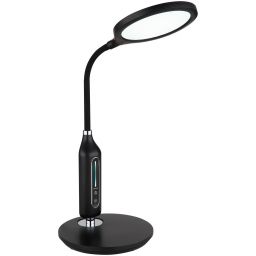 Globo Lighting Fruggy lampa biurkowa 1x9 W czarna-chrom 58435B