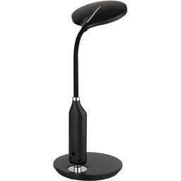 Globo Lighting Fruggy lampa biurkowa 1x9 W czarna-chrom 58435B