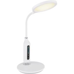 Globo Lighting Fruggy lampa biurkowa 1x9 W biała-chrom 58435W