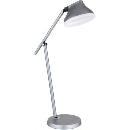 Globo Lighting Halvar lampa biurkowa 1x8 W biała-szara 58437G