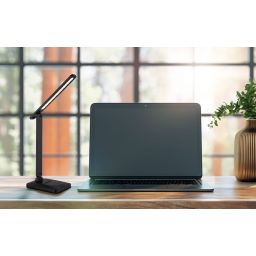 Globo Lighting Lorna lampa biurkowa 1x3 W czarna-opal 58481S