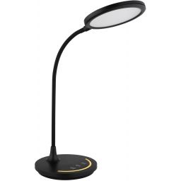 Globo Lighting lampa biurkowa 1x12 W czarna-opal 58483