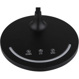 Globo Lighting lampa biurkowa 1x12 W czarna-opal 58483