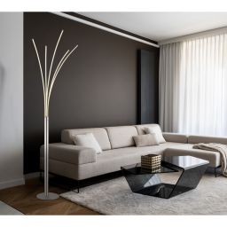 Globo Lighting Bizzy lampa stojąca 1x36 W nikiel 59229N