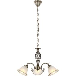 Globo Lighting Odin lampa wisząca 3x60W stare złoto/satyna 60208-3