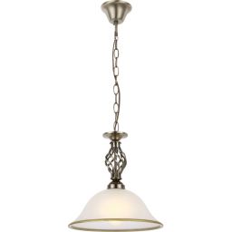 Globo Lighting Odin lampa wisząca 1x60W stare złoto/satyna 60208H