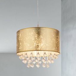 Globo Lighting Amy lampa wisząca 1x60W złota 15187H3