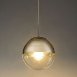 Globo Lighting Varus lampa wisząca 1x40W chrom/przezroczysty 15851