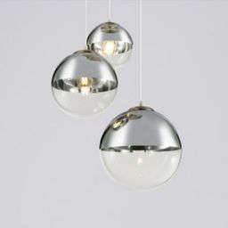 Globo Lighting Varus lampa wisząca 3x40W chrom/przezroczysty 15851-3