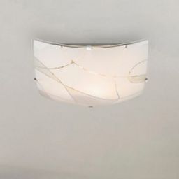 Globo Lighting Paranja plafon 1x60W biały/szkło satynowe 40403-1