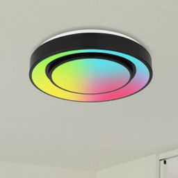 Globo Lighting Sully plafon 1x24 W czarny 41368-24