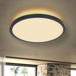 Globo Lighting Sapana plafon 1x18W LED czarny/satynowy 41562-18B