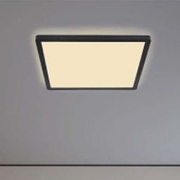 Globo Lighting Sapana plafon 1x24W LED czarny/satynowy 41563-24B