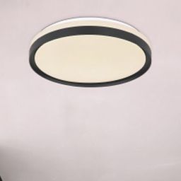 Globo Lighting Sonny plafon 1x18W LED czarny/biały 41587-18