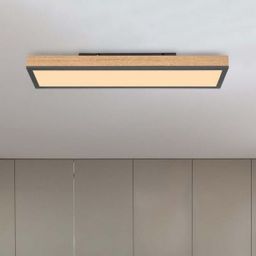 Globo Lighting Doro lampa podsufitowa 1x18W LED biały/grafit/drewno 416080WD