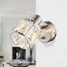 Globo Lighting Kris kinkiet 1x40W chrom/przezroczysty 54356-1