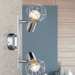 Globo Lighting Xara I lampa podsufitowa 2x40W chrom 54802-2