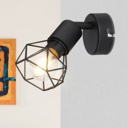 Globo Lighting Xara I kinkiet 1x40W czarna 54802S-1
