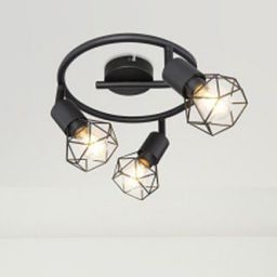 Globo Lighting Xara I lampa podsufitowa 3x40W czarna 54802S-3